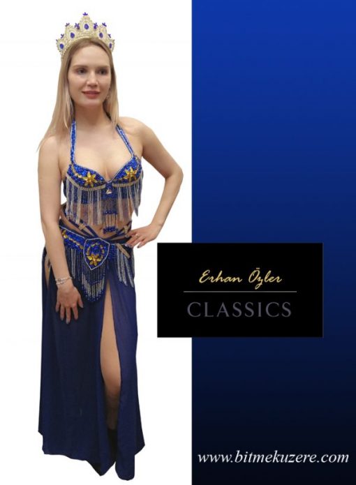 Dansöz Elbisesi Sax mavi