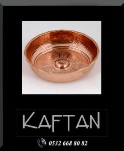 Hamam tası bakır renk