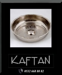 Gümüş renk hamam tası