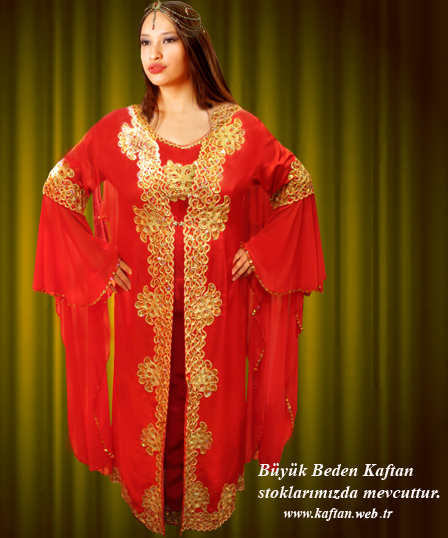 Büyük beden Kaftan