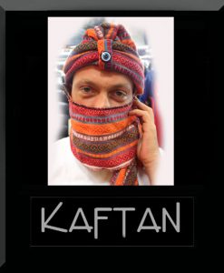 Kilim desenli bedevi şapkası