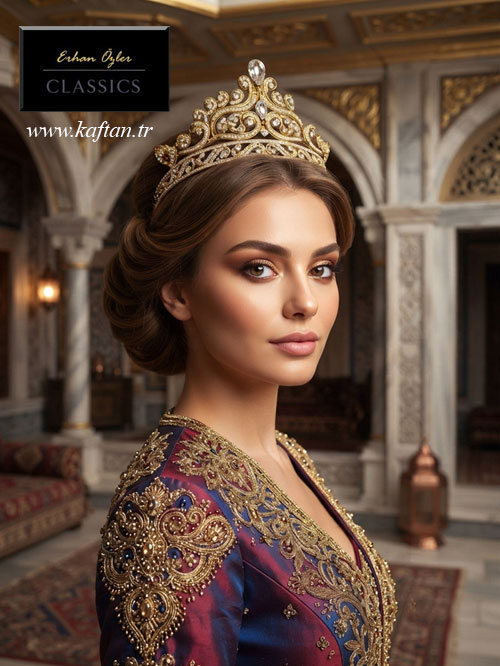 Hürrem Sultan kaftan bindallı tacı