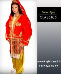 Ege yöresi üç etekli kıyafet