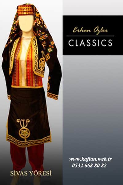 Sivas yöresi Bayan folklor kıyafeti