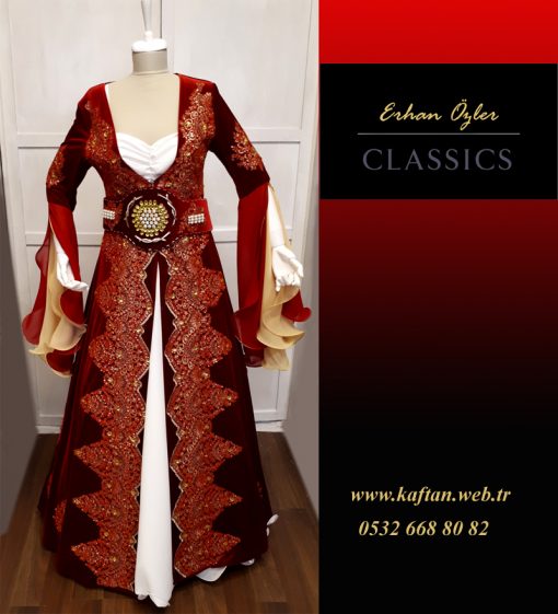 Tarlatanlı Kaftan Bindallı