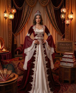 Bordo Kaftan Bindallı