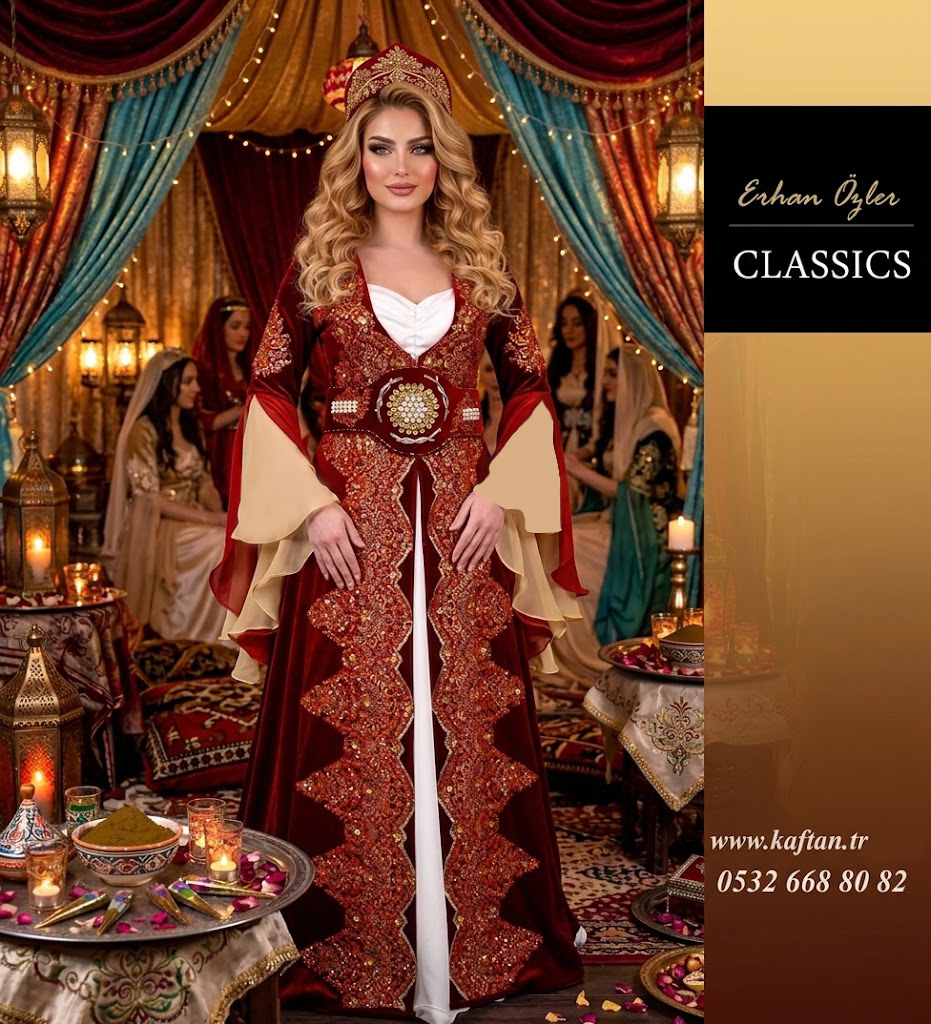 Tarlatanlı Kaftan Bindallı