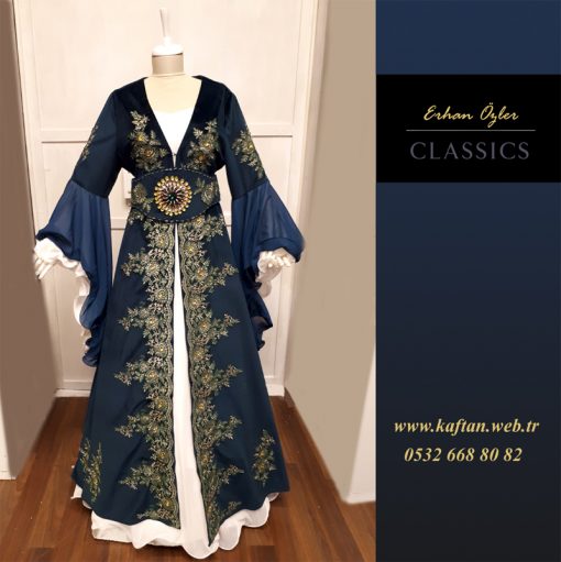 Modern kaftan tarlatanlı