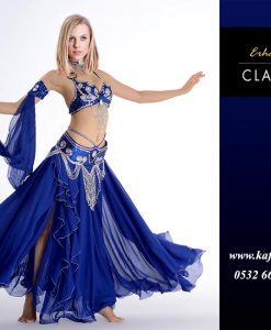 Mavi dansöz kıyafeti