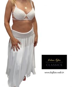 Beyaz Oryantal kostümü