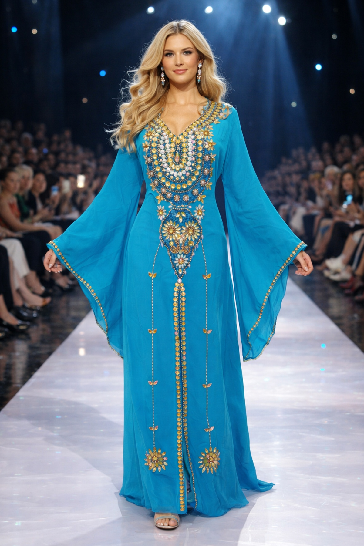 Hint Kaftan Elbise