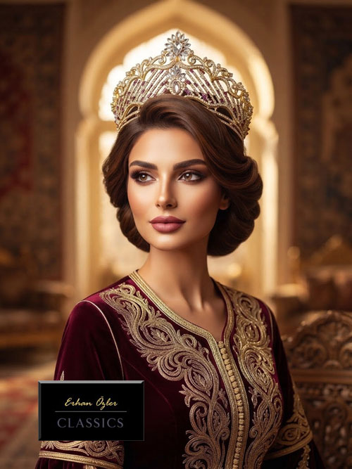 Kaftan Bindallı taç modeli Kaftan Bindallı taç modeli